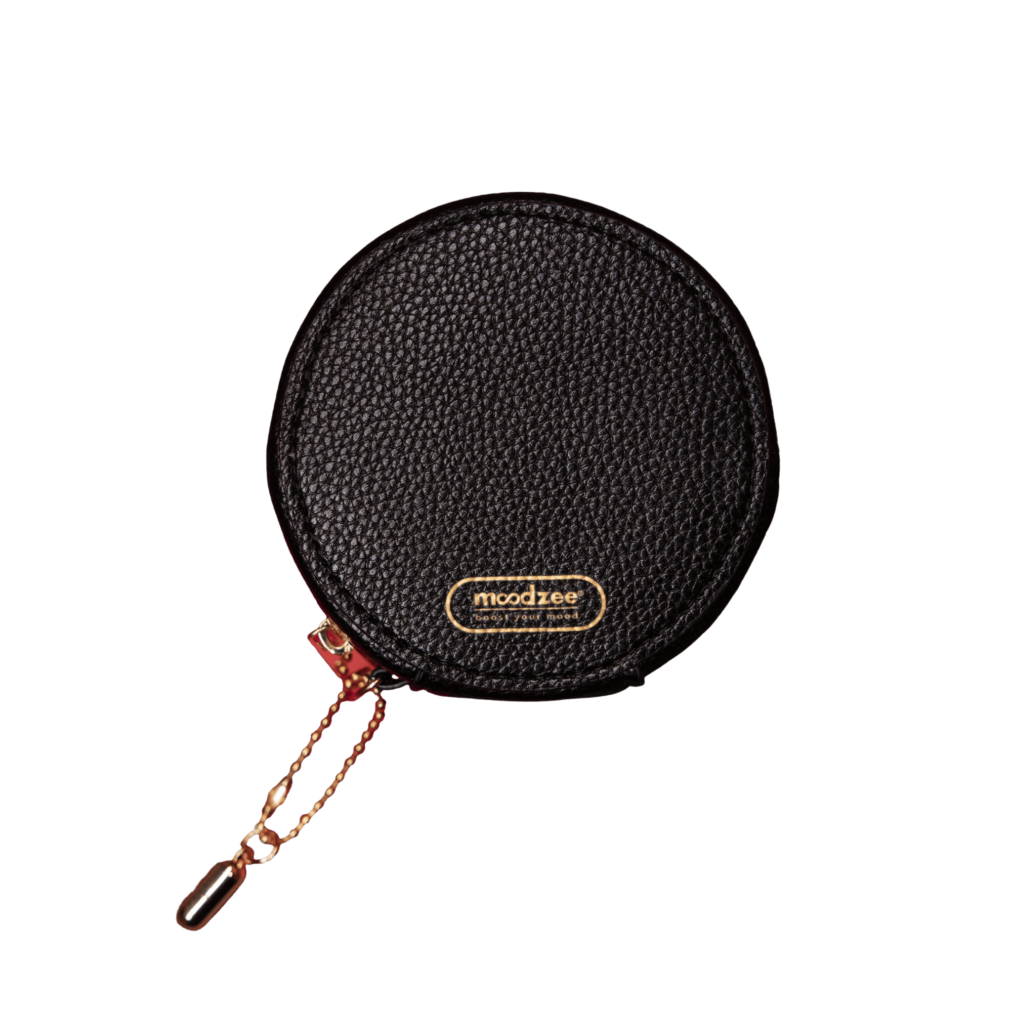 Moodzee Round Vegan Leather Travel Case
