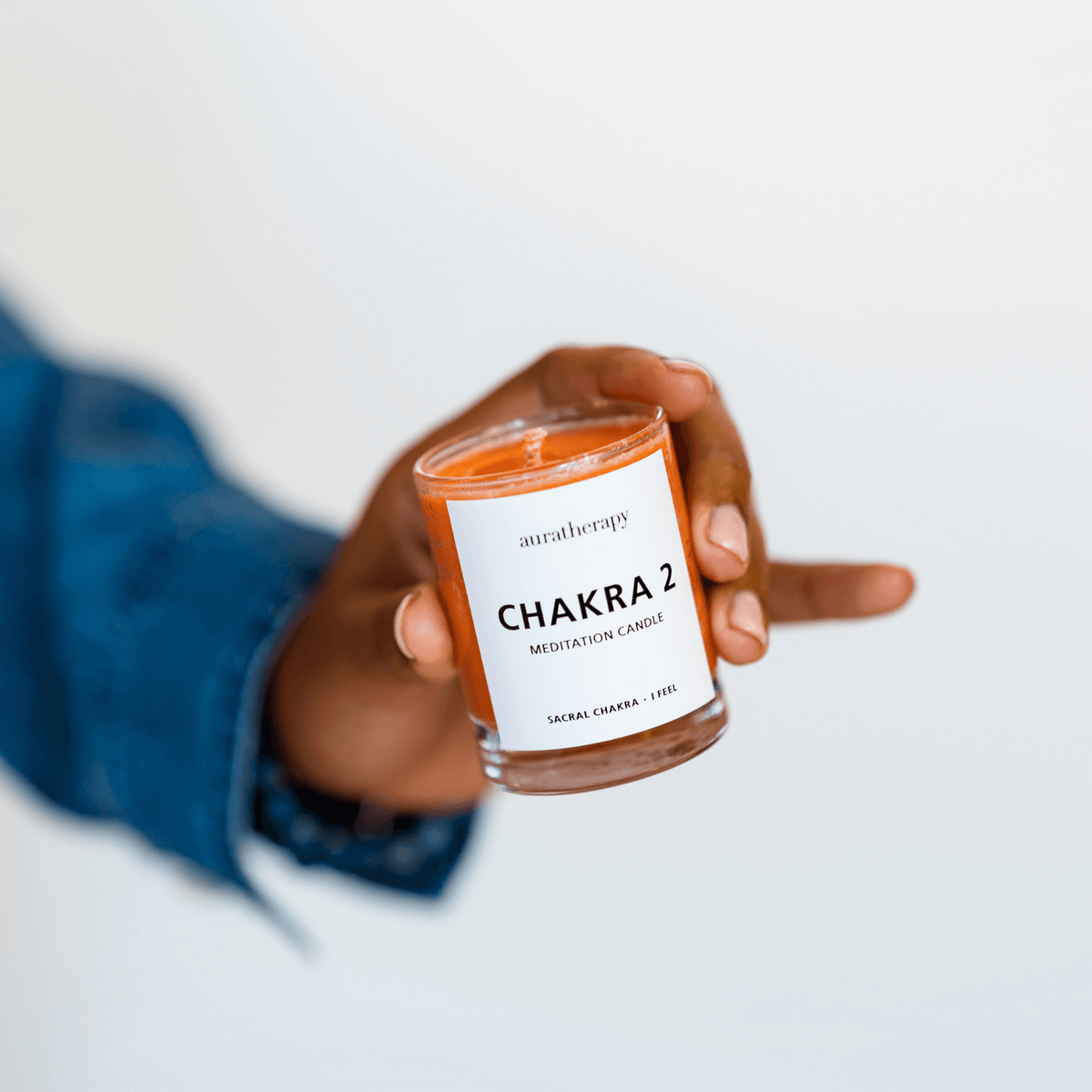 Chakra 2 Meditation Candle | Auratherapy