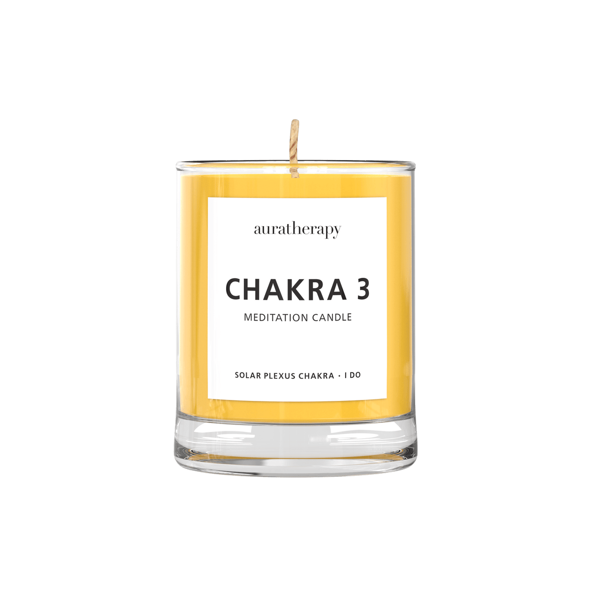 Chakra 3 - Solar Plexus Meditation Candle | Auratherapy