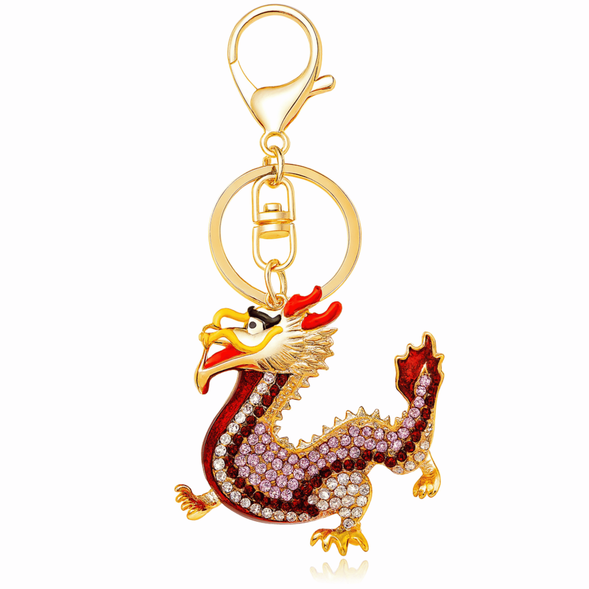 Emotional Support Dragon Key Chain