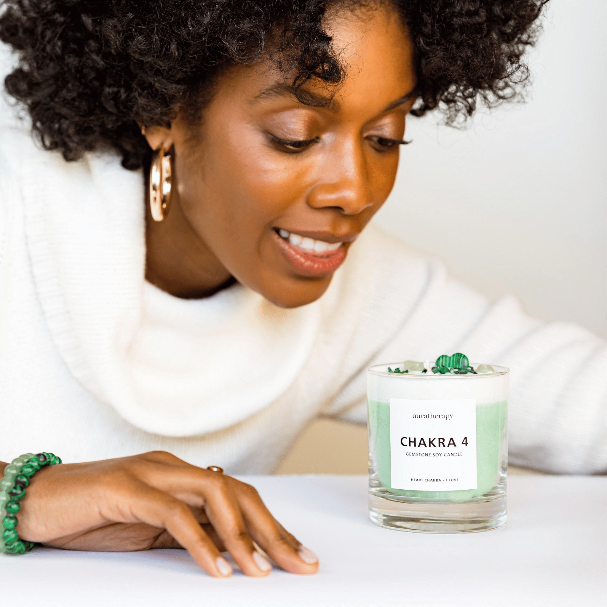 AURA GEMSTONE CANDLE_