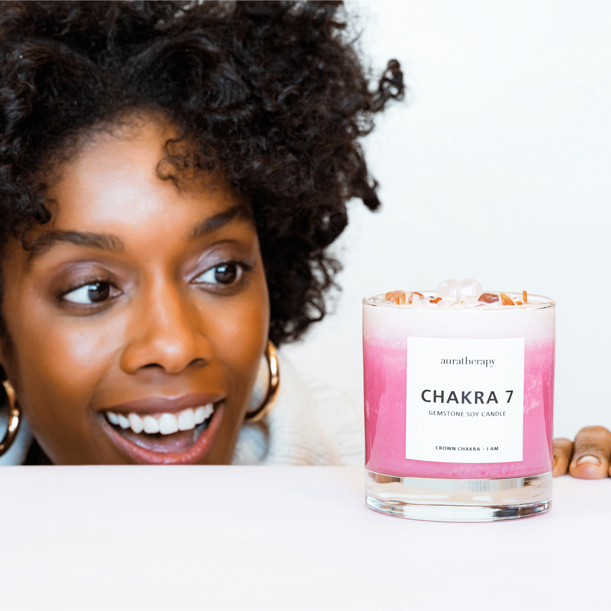Chakra 7 Soy Candle