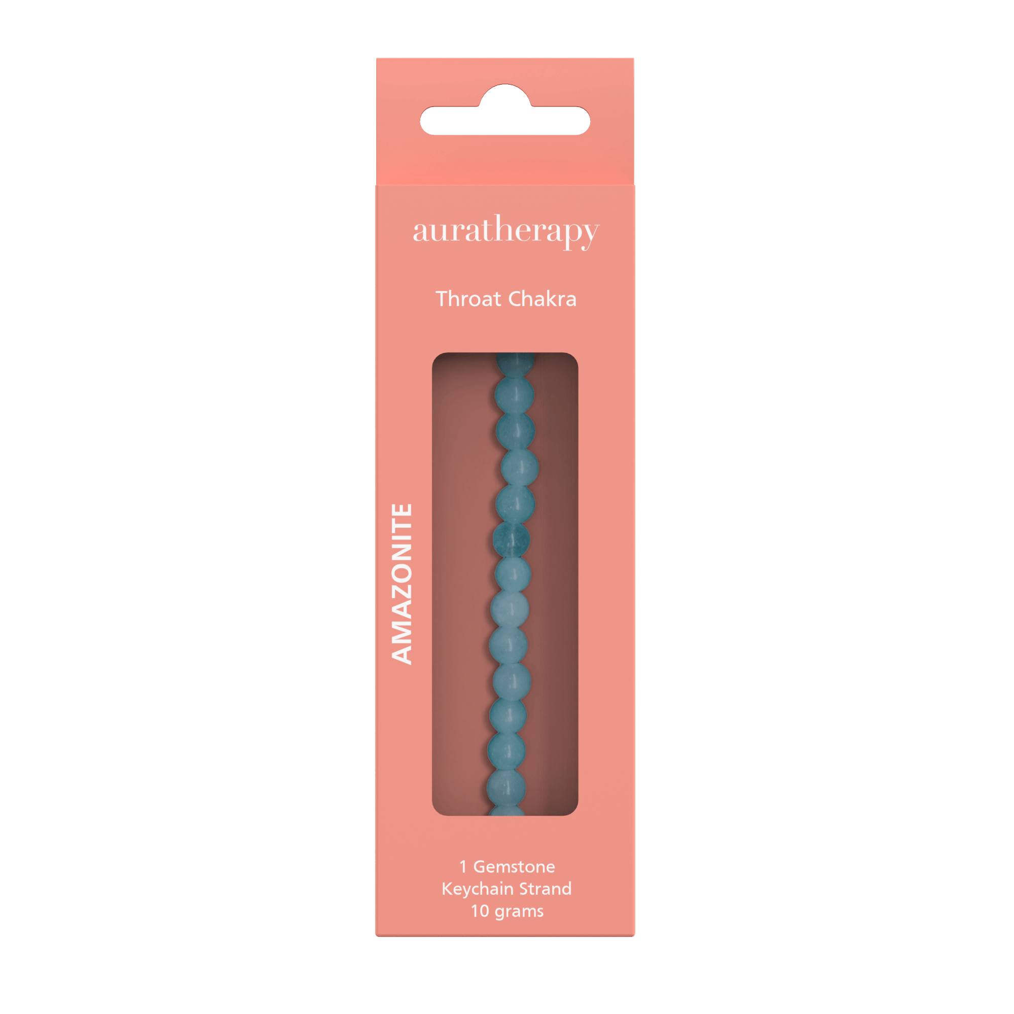 Amazonite Aura Keychain