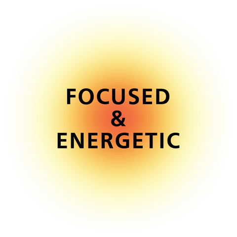 Focused & Energetic