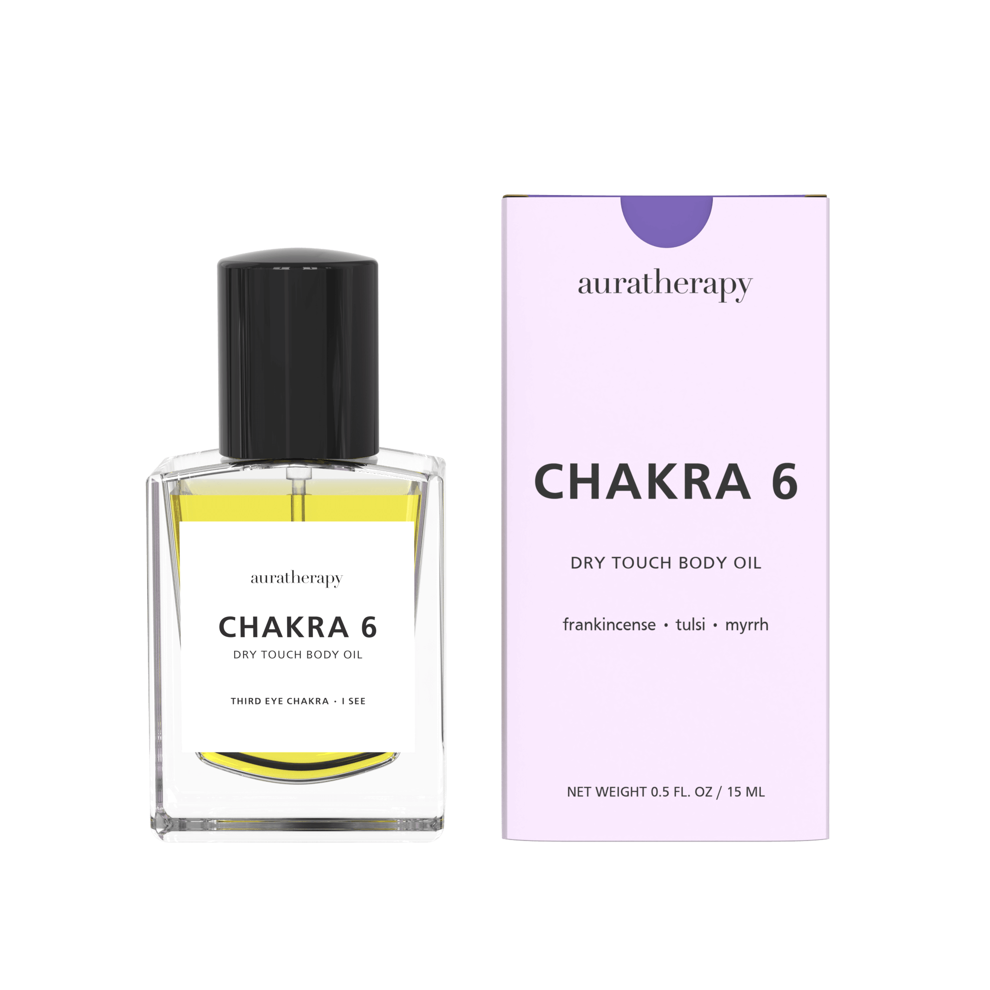 Chakra 6 Dry Touch Healing Body Oil