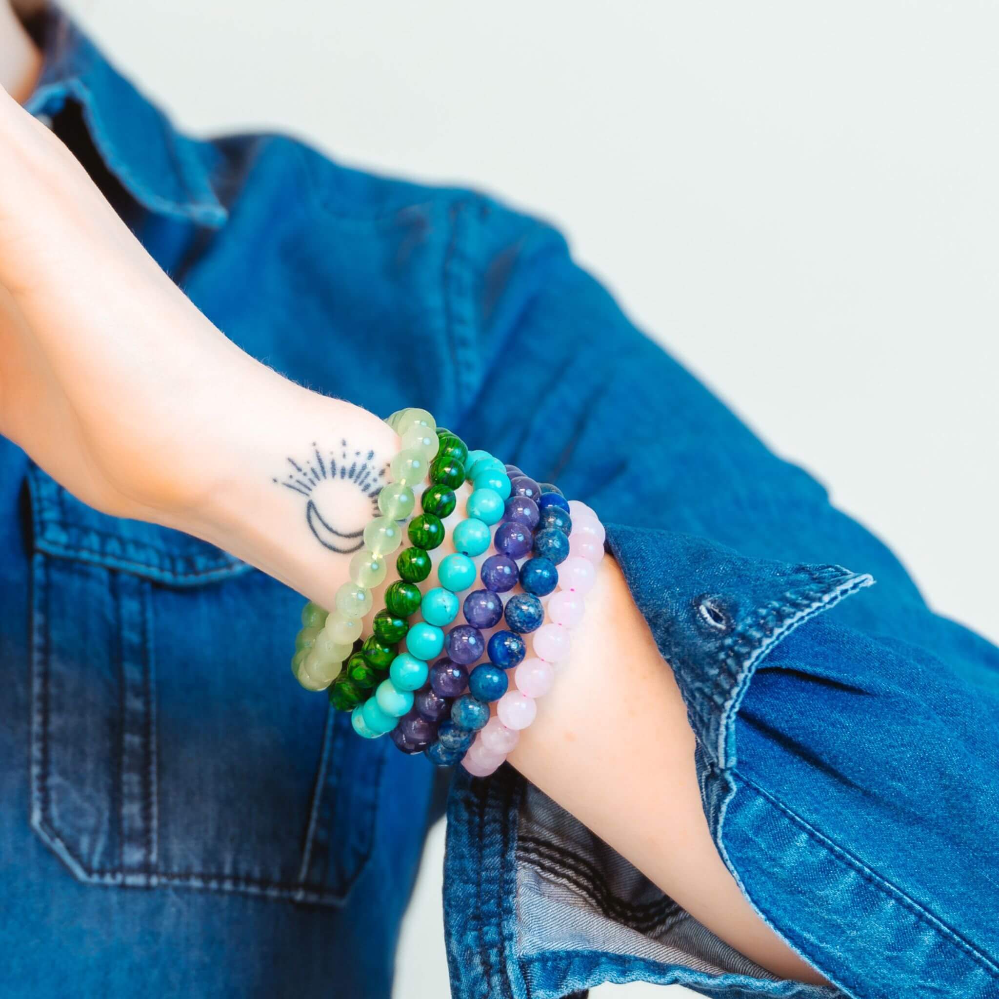 Lapis Lazuli Third Eye Chakra Gemstone Bracelet