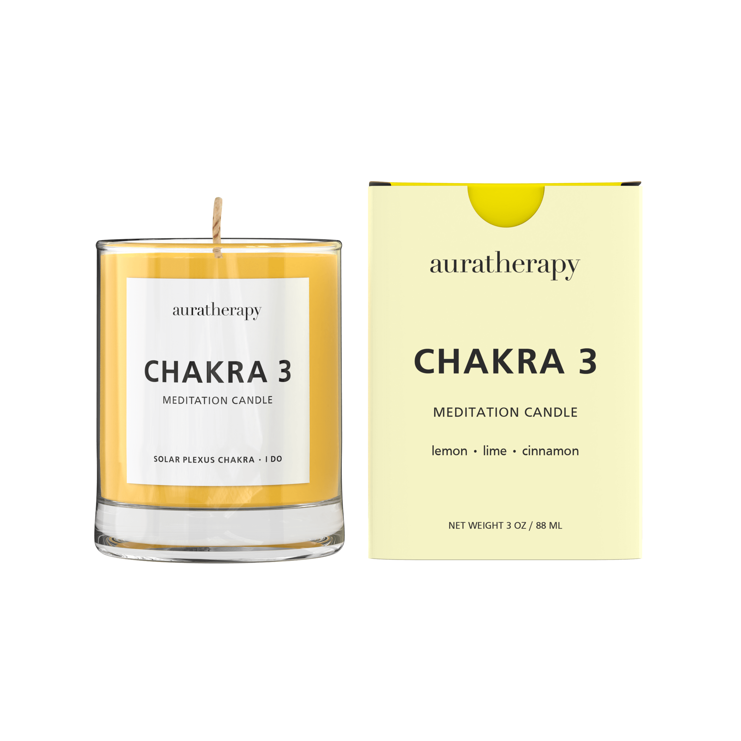 Chakra 3 Meditation Candle