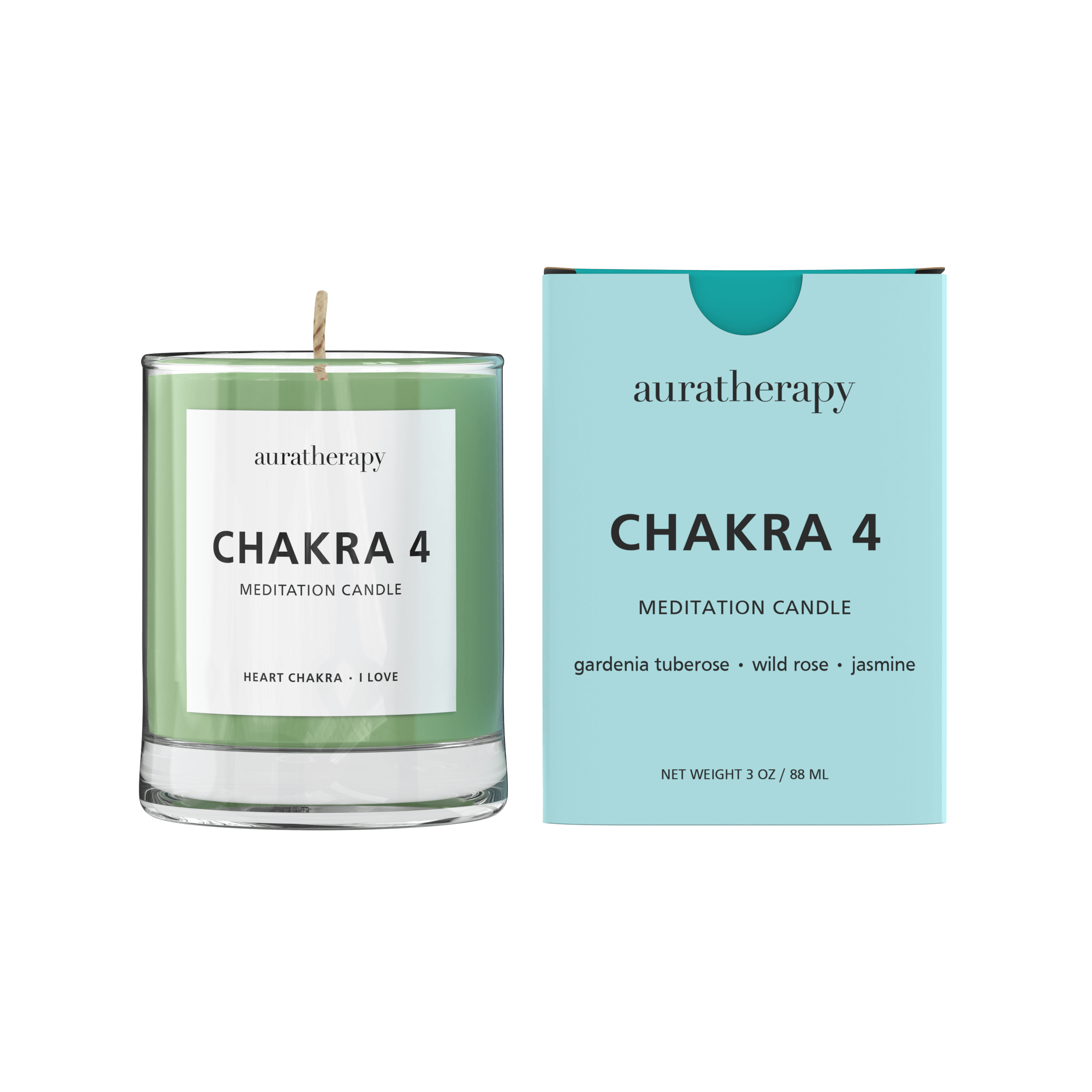 Chakra 4 Meditation Candle