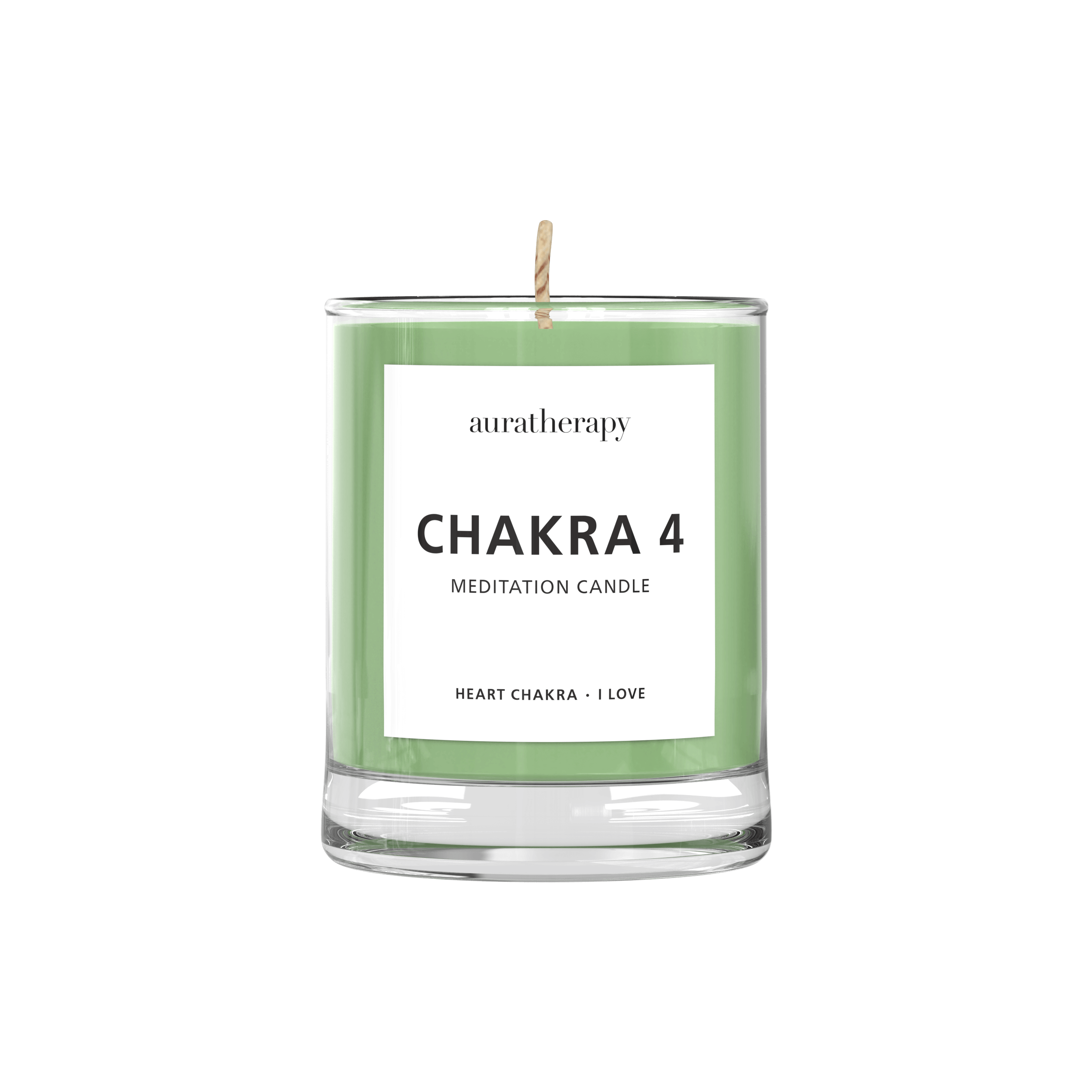 Chakra 4 Meditation Candle