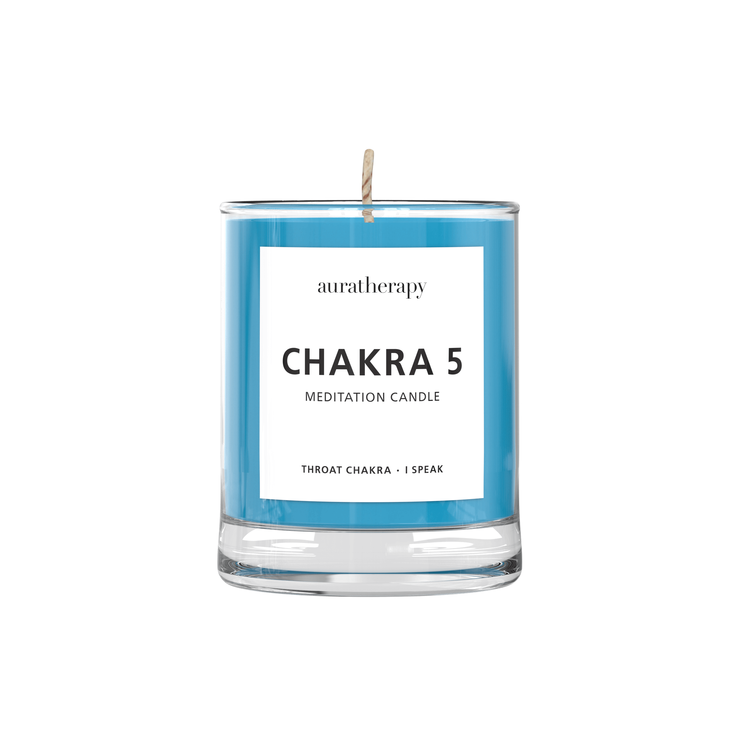 Chakra 5 Meditation Candle