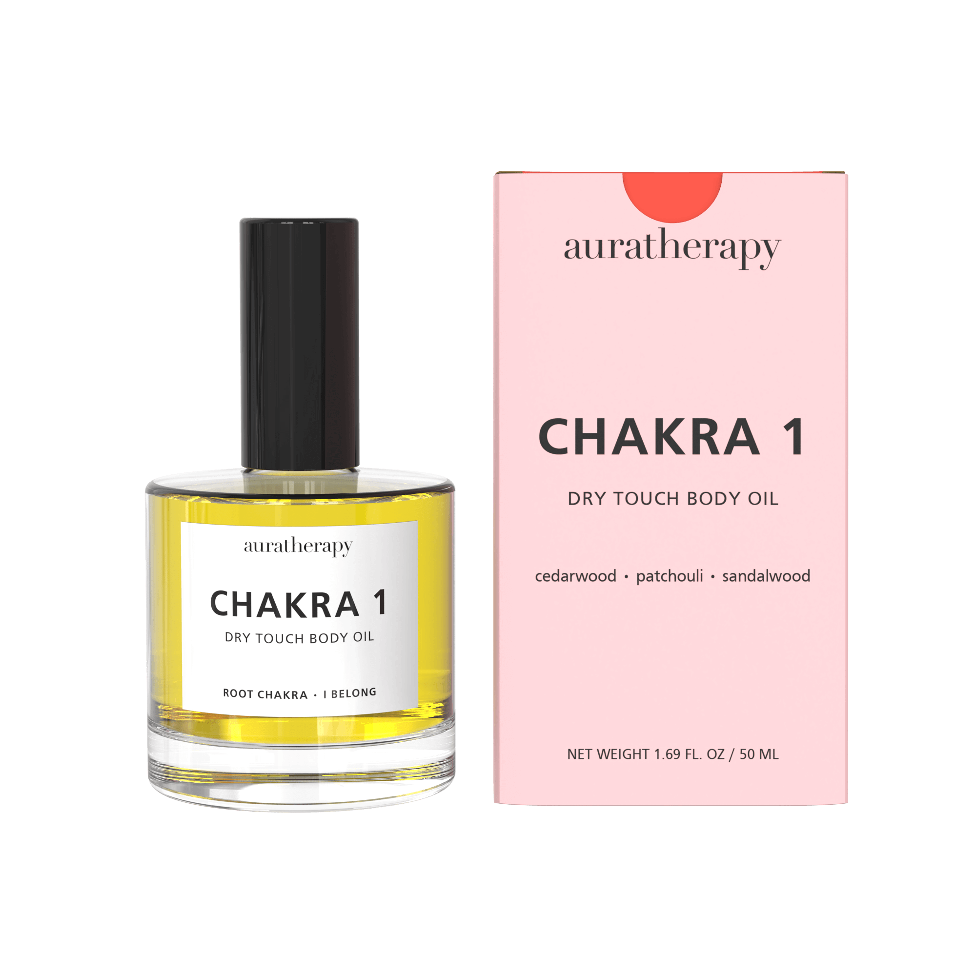 Chakra 1 Dry Touch Healing Body Oil