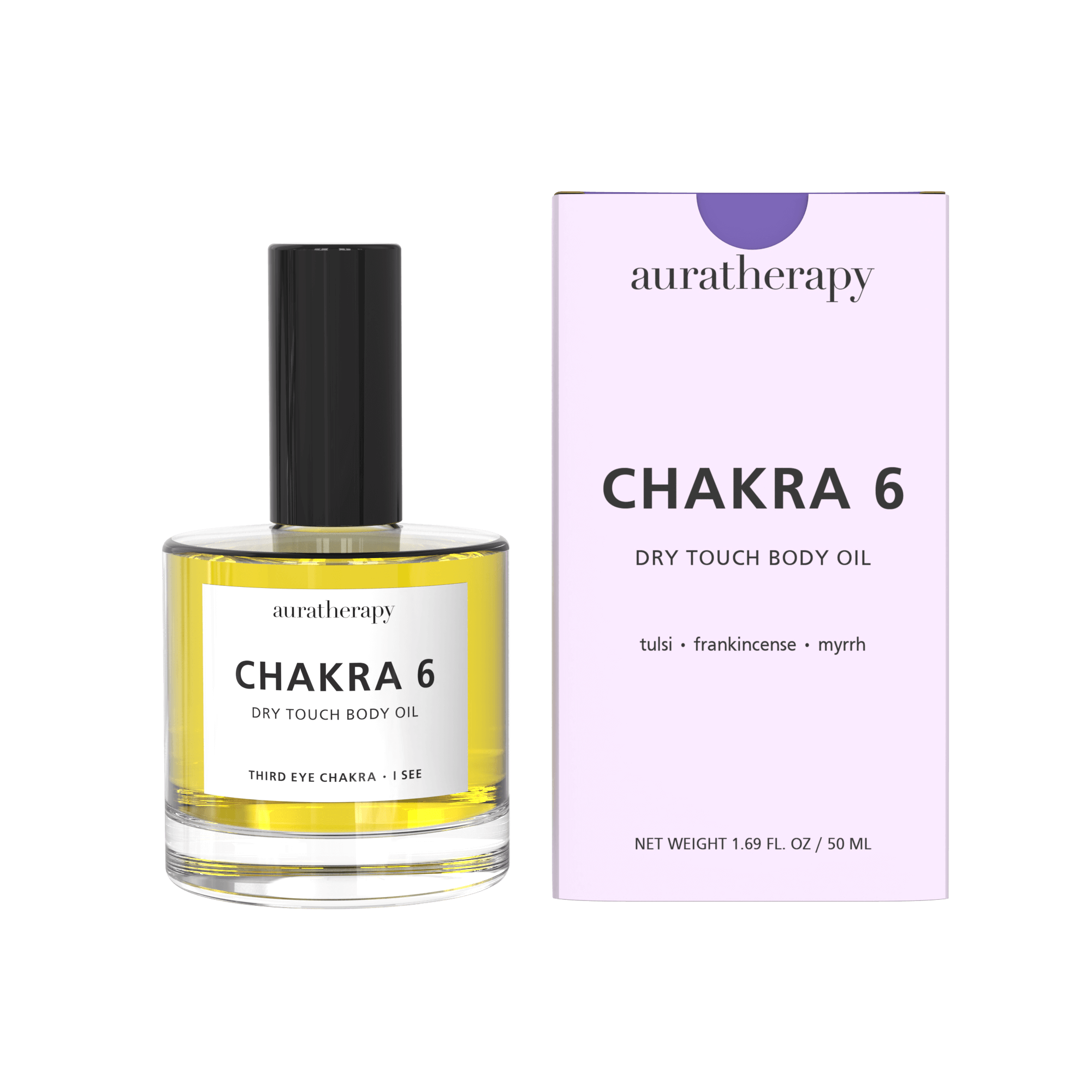 Chakra 6 Dry Touch Healing Body Oil