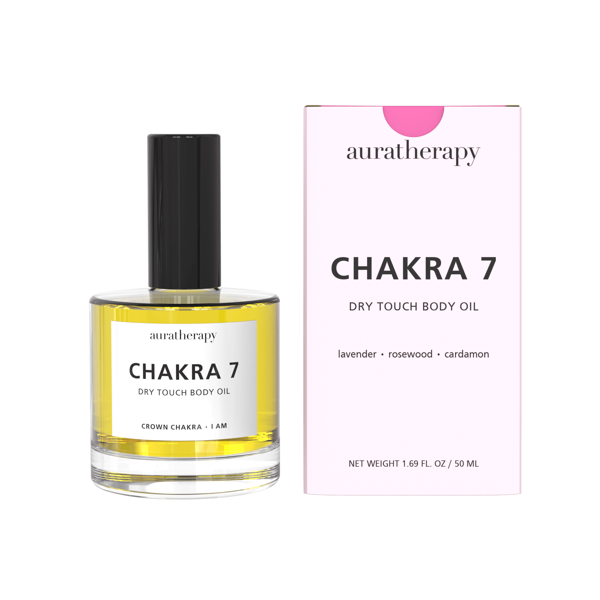 Chakra 7 Dry Touch Healing Body Oil