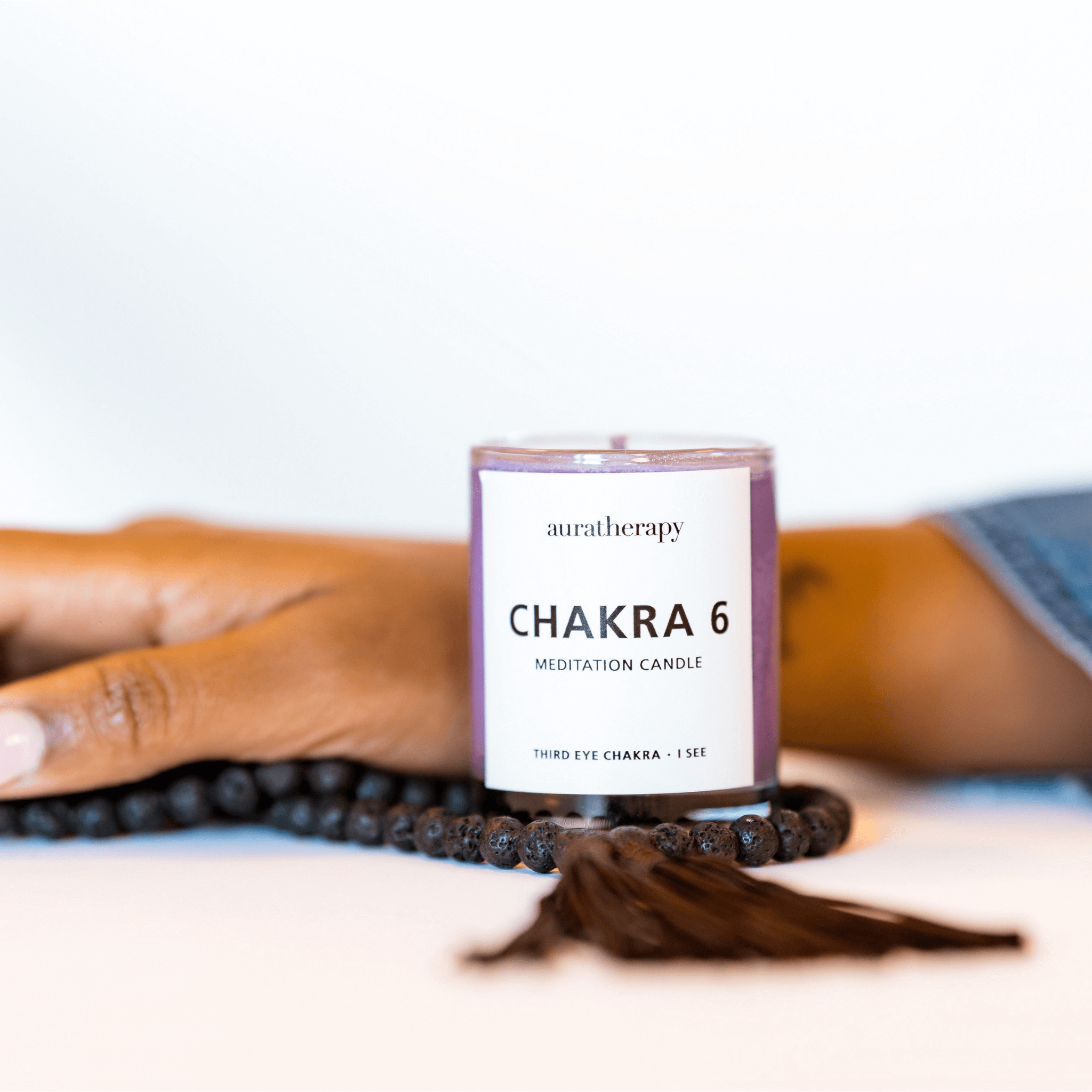 Chakra 6 Third Eye Meditation Candle