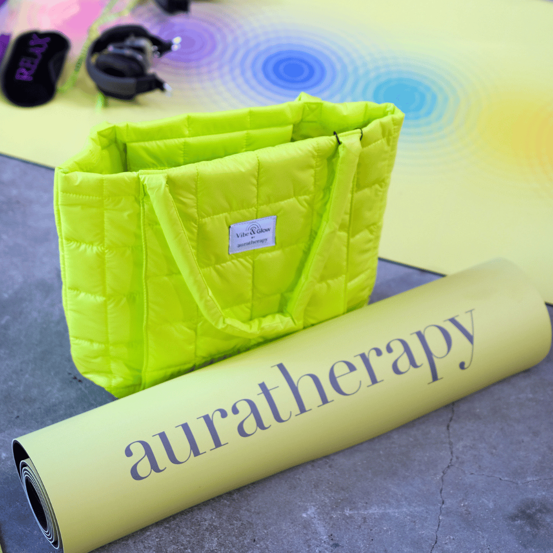 Vibe & Glow Yoga Mat - Yellow
