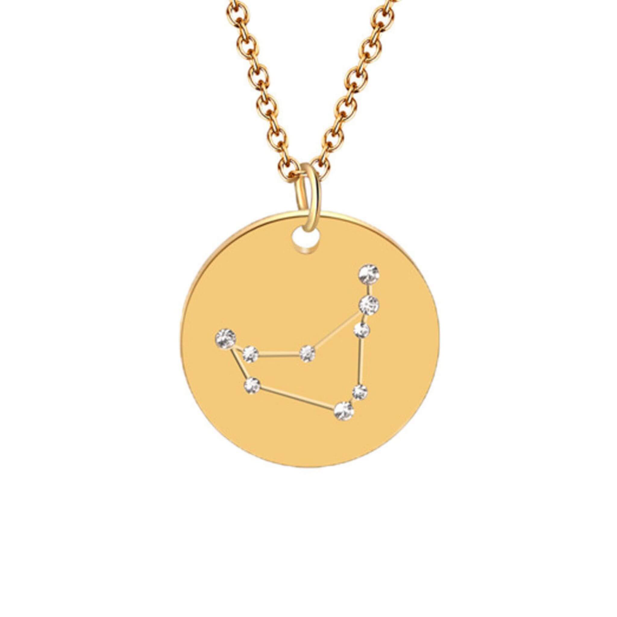 capricorn constellation astrology necklace 