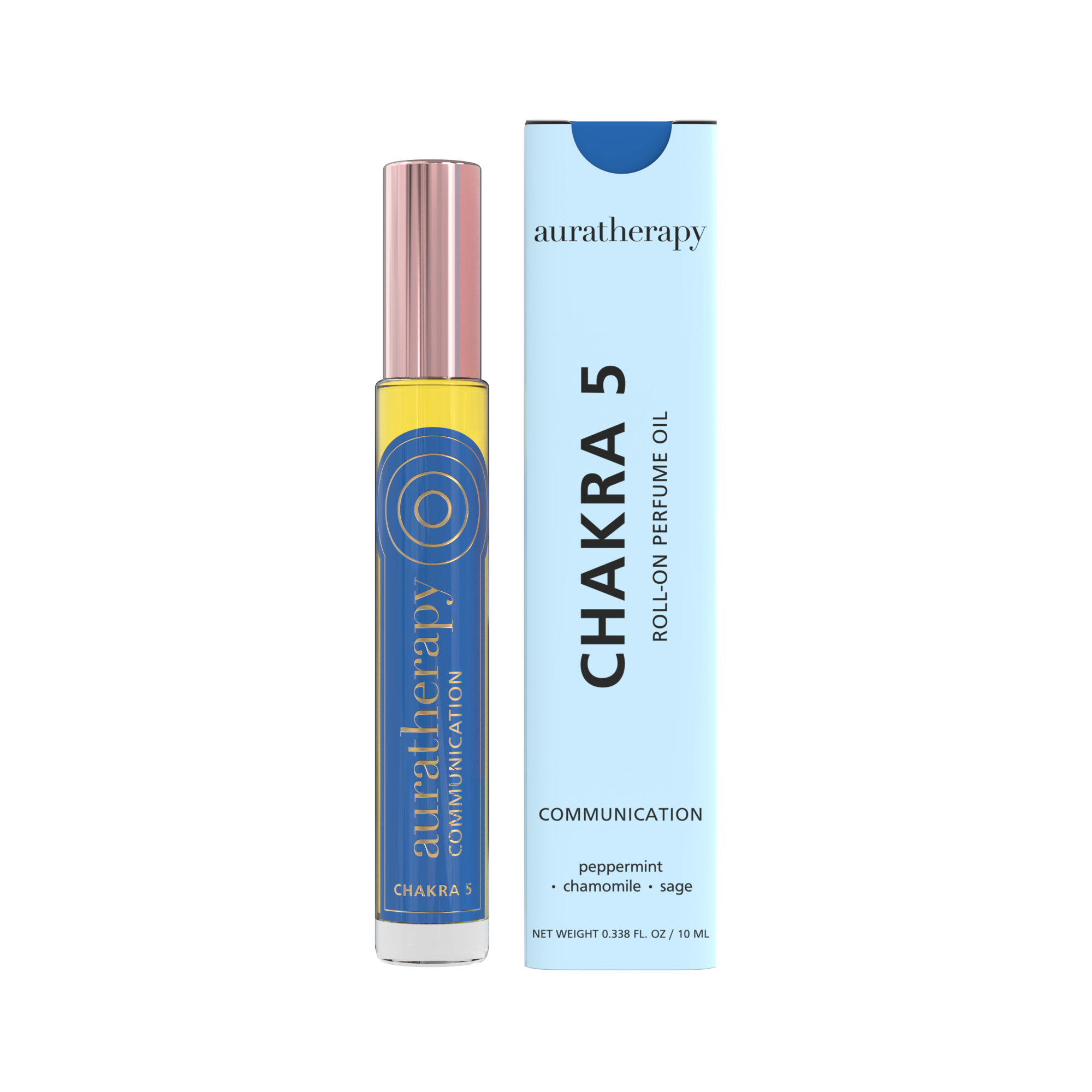 Chakra 5 Communication Roll On Perfume Oil