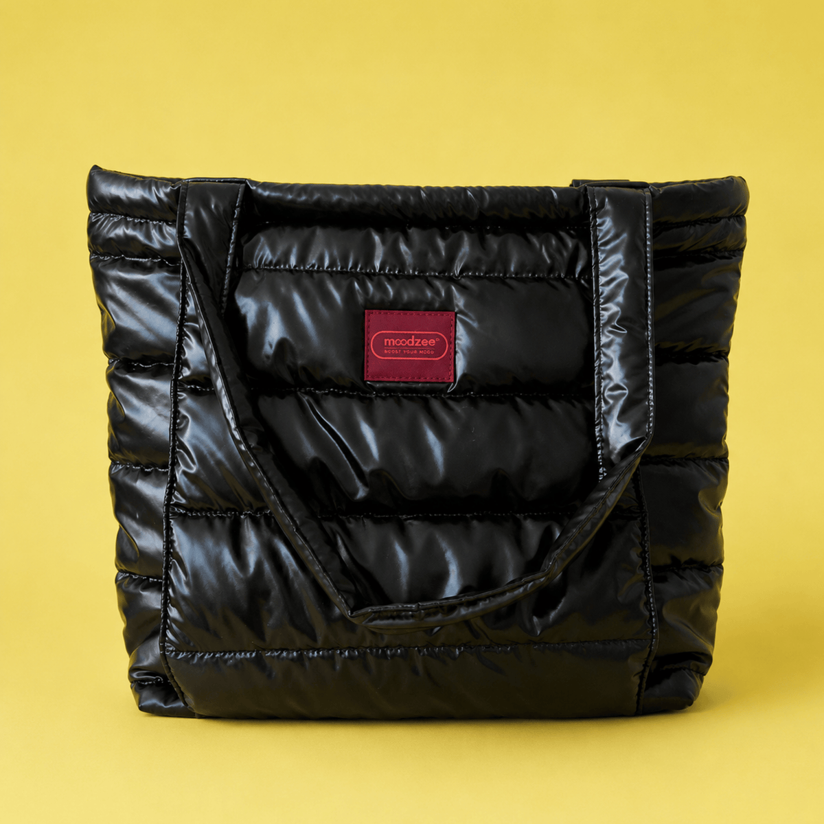 Moodzee Black Tote Bag front