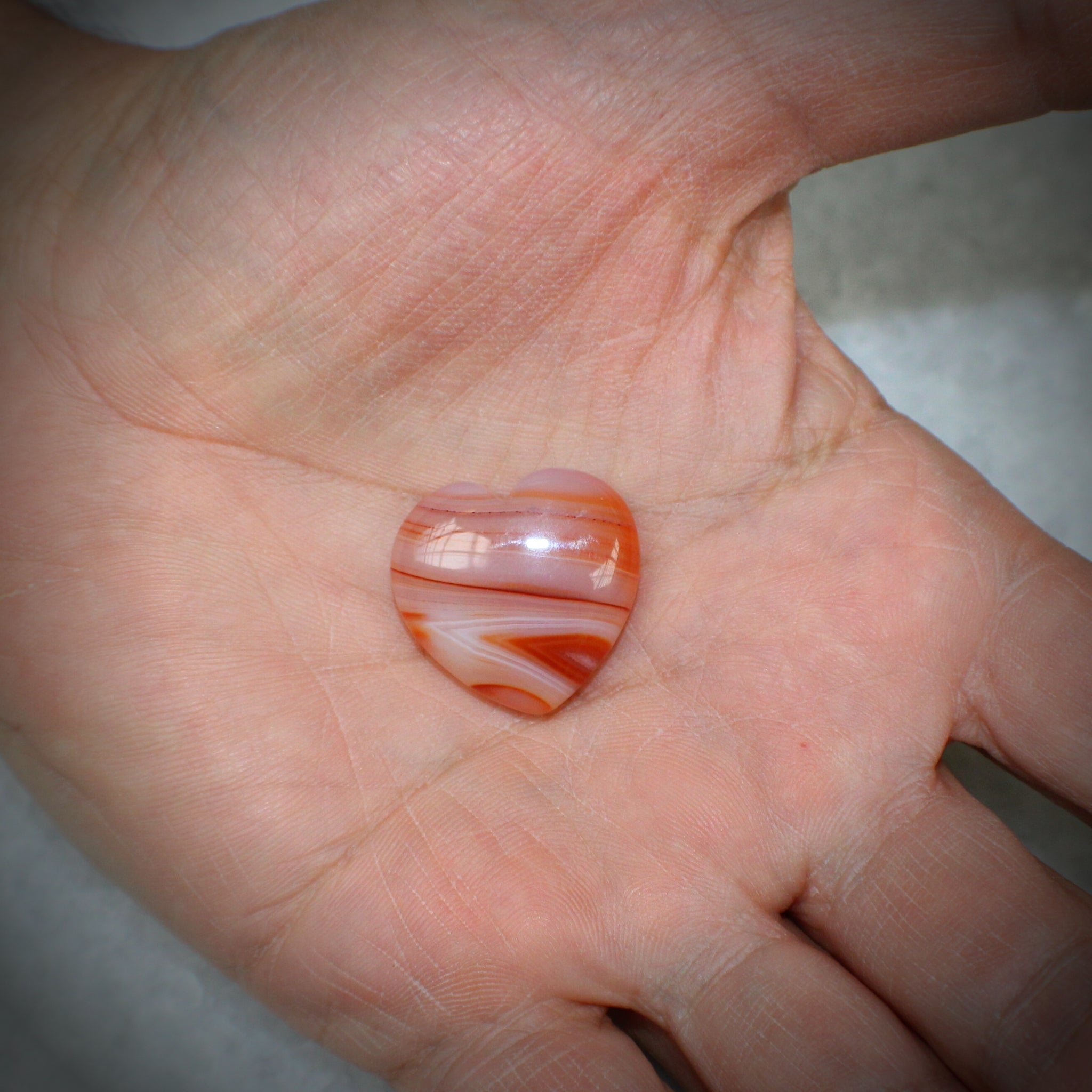 Carnelian Heart Crystal