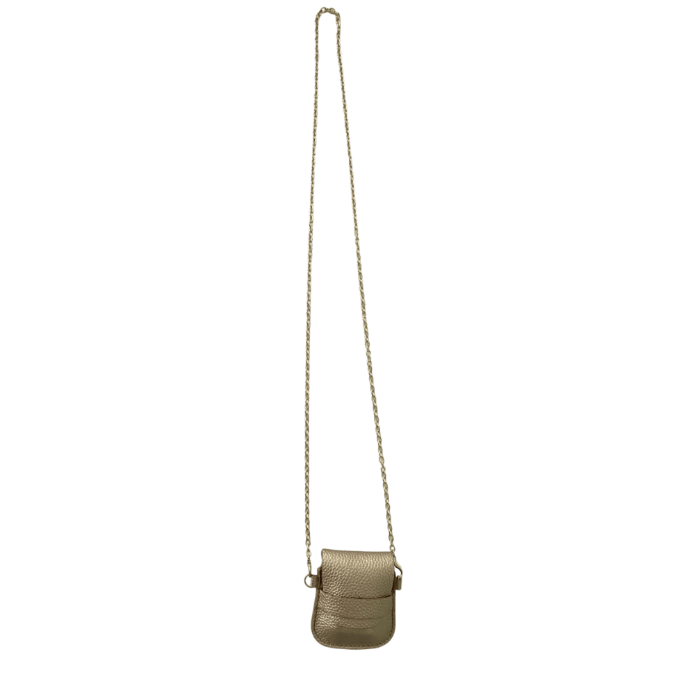 Moodzee Cross Over Bag with Chain gold