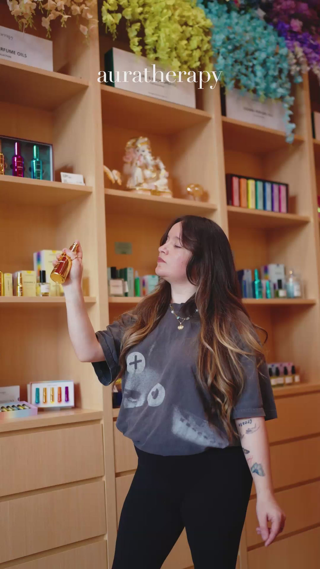 The vibe shift is REAL 🌫️ ✨ Spray Auratherapy's Aura & Chakra Balancing Room Spray, take one breath, and feel the difference. Organic essential oils. Water-based. Made to move energy. This is your ritual now. 💜 #Auratherapy #AuraSpray #ChakraHealing #EssentialOils #EnergyHealing
