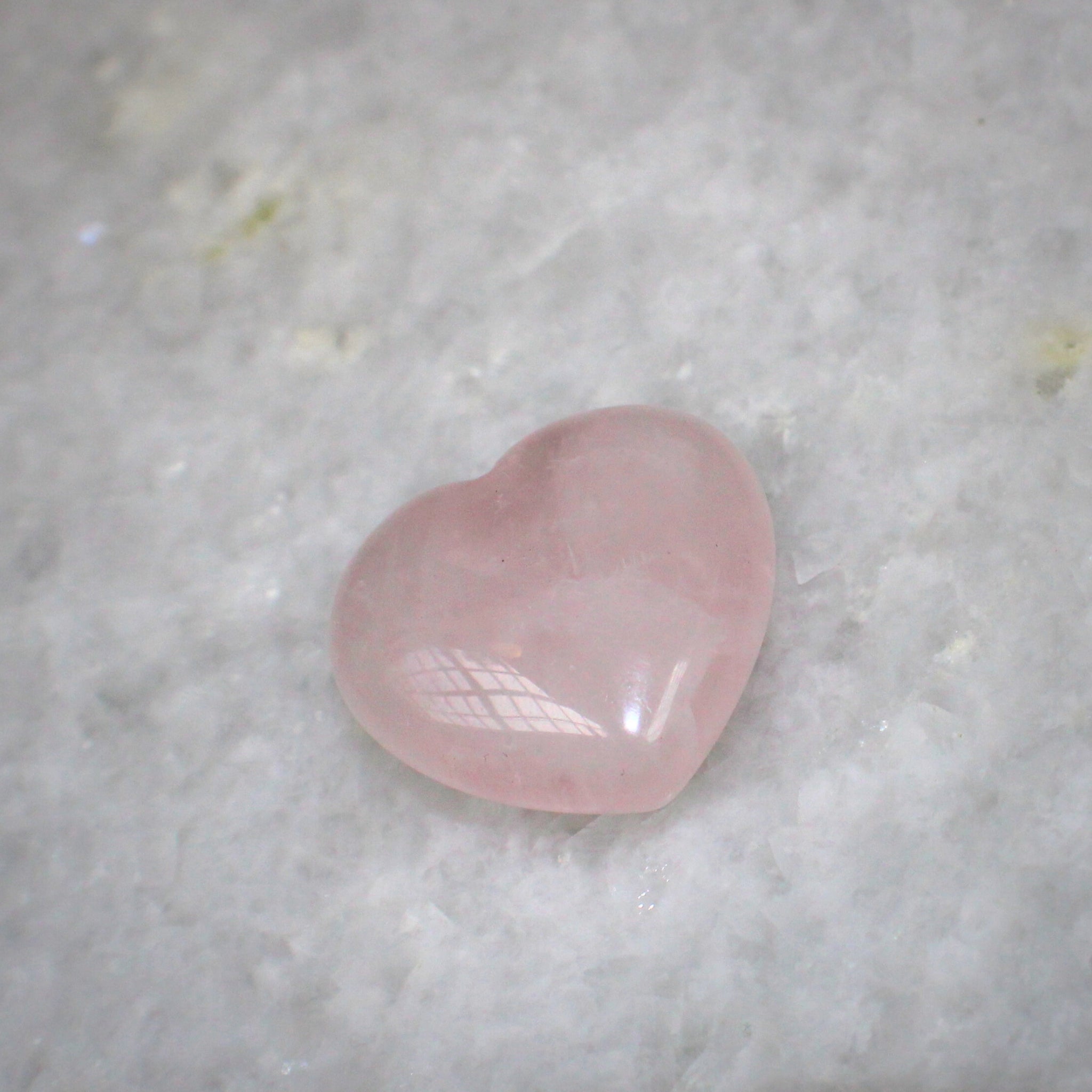 Rose Quartz Crystal Heart