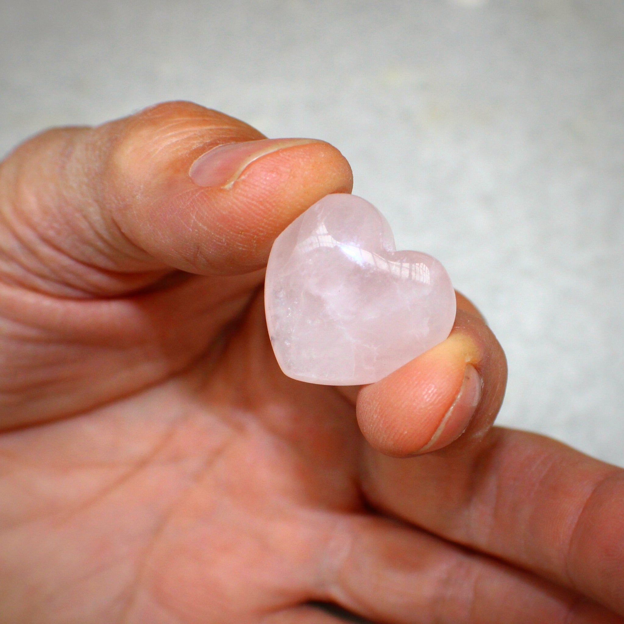 Rose Quartz Crystal Heart